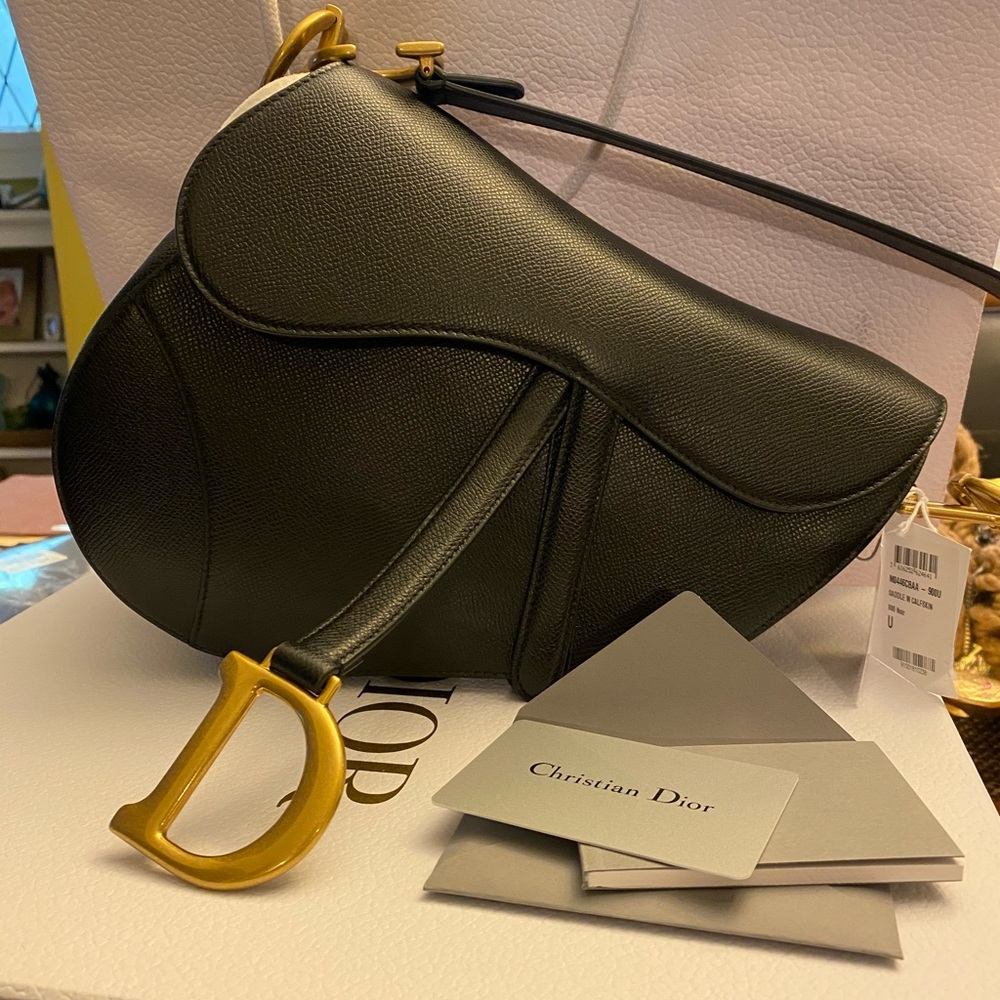 Dior medium saddle bag. Bnwt and receipt